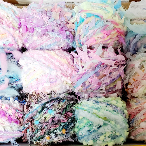 引き揃え糸セットアートヤーン⑥ 虚し 