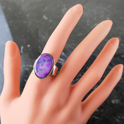 【送料無料】スギライトSVリング Sugilite ring #17 6枚目の画像