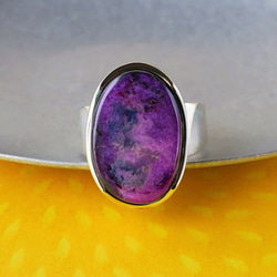 【送料無料】スギライトSVリング Sugilite ring #17 1枚目の画像