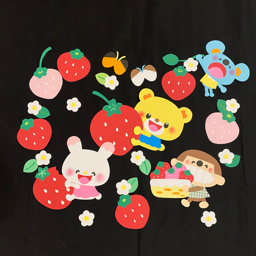 壁面飾り み～子 春 製作キット保育 壁面春 壁面飾り春 壁面あおむし 壁面4月 壁面5