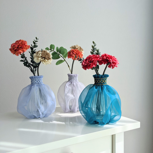 Kuki S. 花瓶と花の日本画 Kuki S. 花瓶と花の日本画 花瓶のドレス 一輪挿し・花瓶・花器