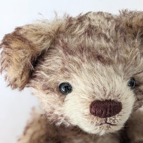チョコチップ色のくまま。｜テディベア こぐま｜27cm ぬいぐるみ