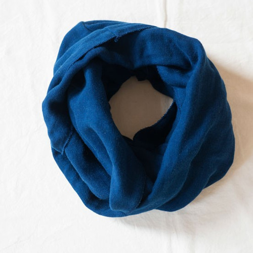 藍染】Organic Cotton3重ガーゼのスヌード スヌード COCOCOCO 通販