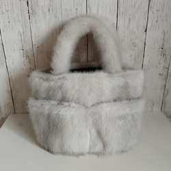 new antique fur ¶ ☆受注生産☆サファイアミンクリボン付きグラニー