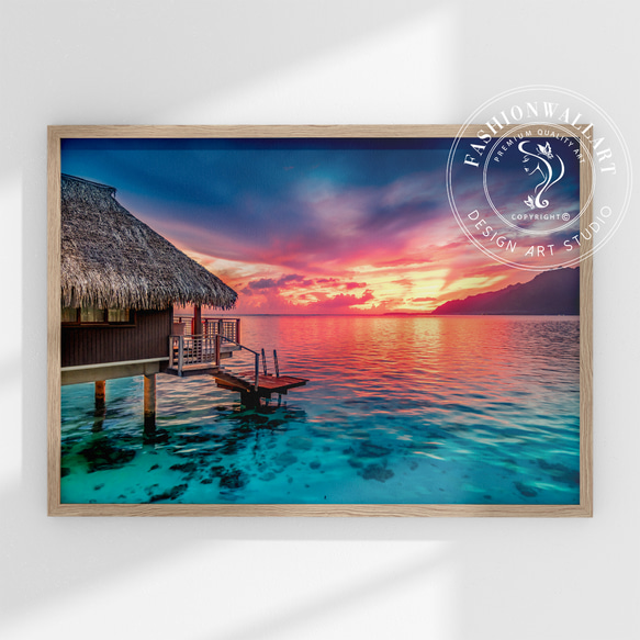 送料無料 B1サイズ インテリアフォト ポスターインテリア 海の中