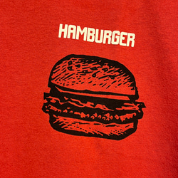 HANBURGER ハンバーガーの半袖Tシャツ　男女兼用　綿100%【SS～3L】 3枚目の画像