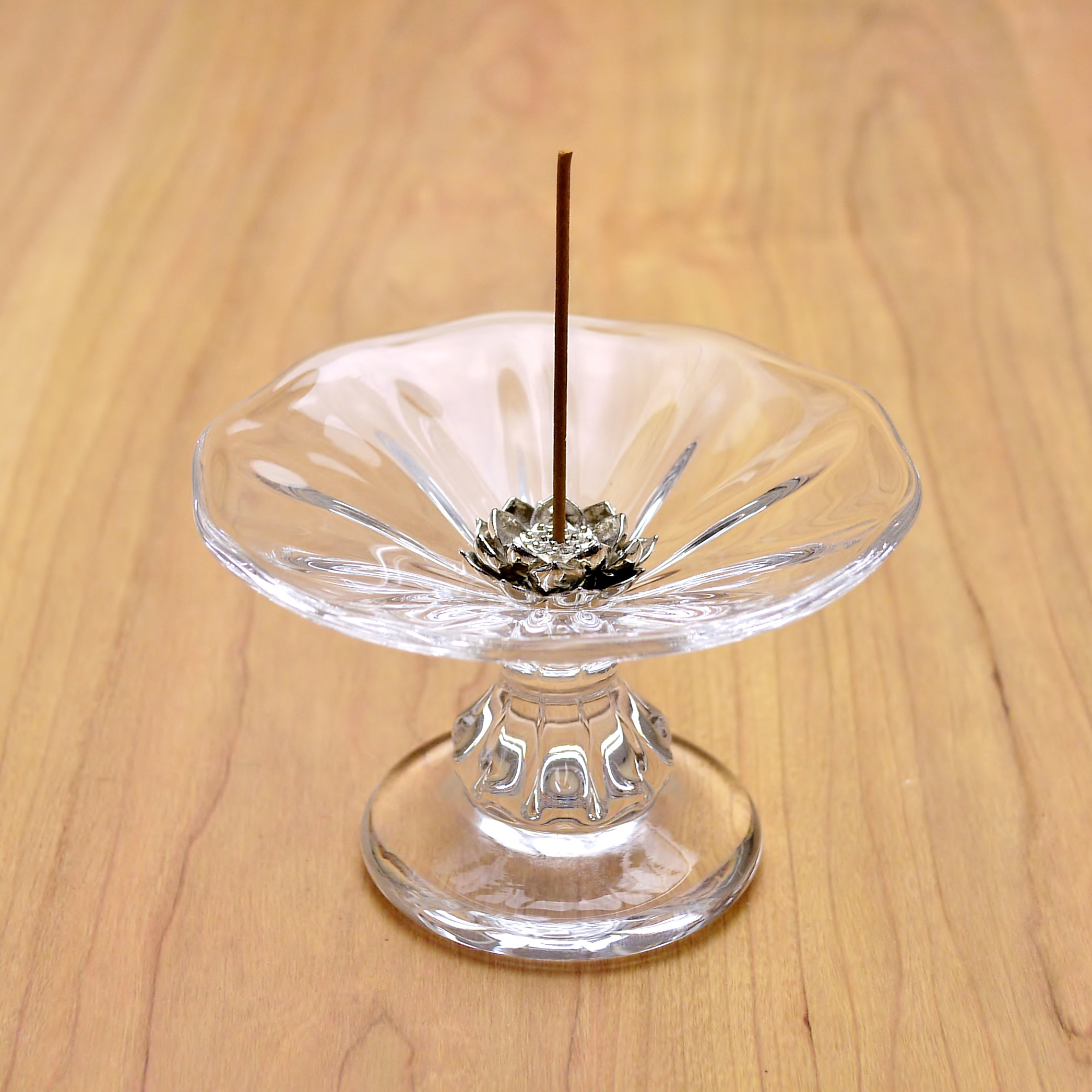 高台香皿（クリア）