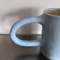 Big handle mug cup -Baby blue 7枚目の画像