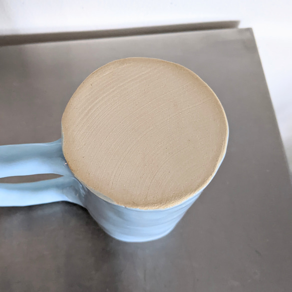 Big handle mug cup -Baby blue 5枚目の画像