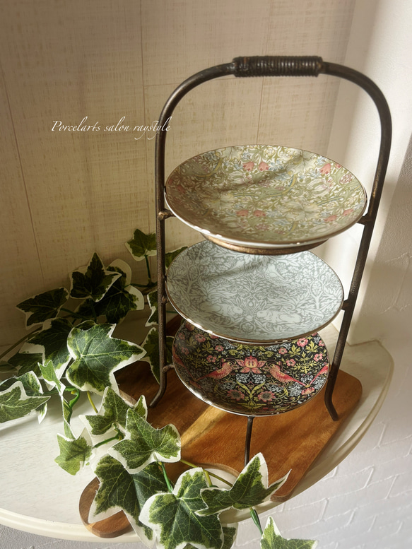 NEW】柄が増えました！ ウィリアムモリス柄 ミニアフタヌーンティー