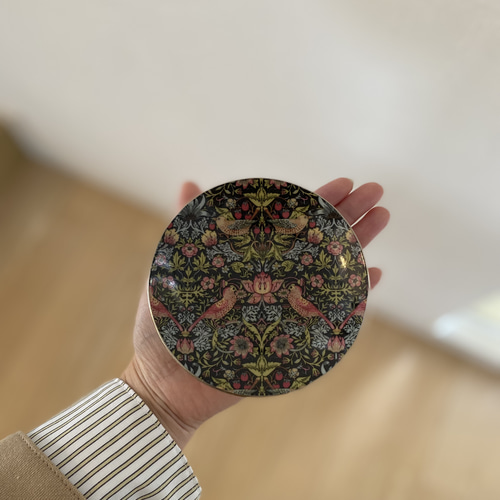 ウィリアムモリス柄 ミニアフタヌーンティースタンド3段 ポーセラーツ