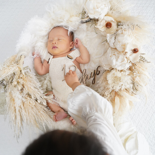 おおきなリース　ニューボーンフォトにも Birth Wreath（バースリース）【ニューボーン／100日
