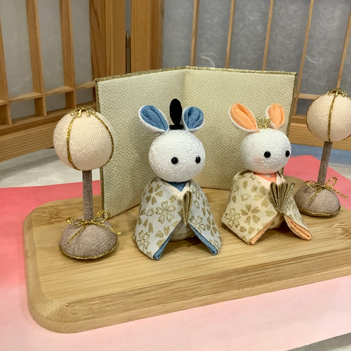 初節句 お雛様 桃の節句 ちりめん細工 ひな祭り その他置物