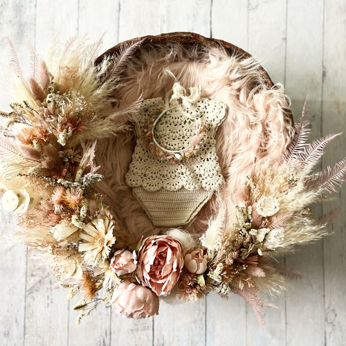 ✳︎ニューボーンフォトレンタル✳︎2wayリースプラン④cocoa brown