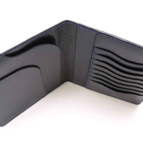 本革 パスポート・お薬手帳・通帳ケースDX 型押しネイビー その他  