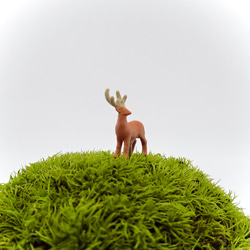 苔テラリウム用フィギュア『鹿』 5枚目の画像