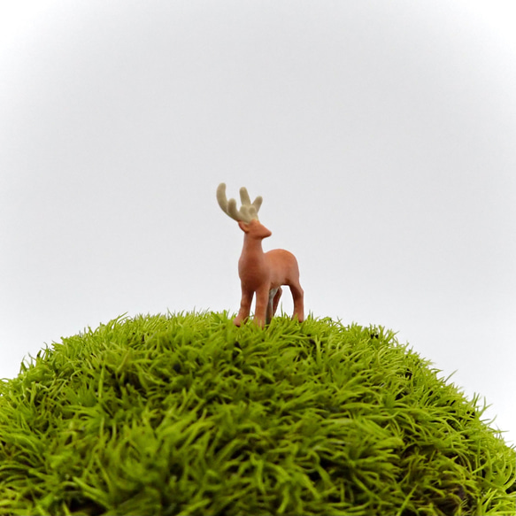 苔テラリウム用フィギュア『鹿』 5枚目の画像