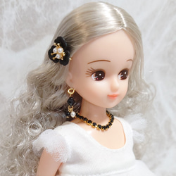 【確認用】N136 リカちゃん ネックレス ピアス ミニハート グリーン 8c7f6d91b83545ff66f853101b04eb