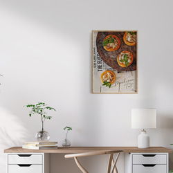 タルトのフォトポスター　/ i1203 / パンケーキ、パン、紅茶など　キッチンポスター 5枚目の画像