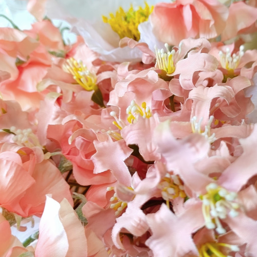 サーモンピンク×オレンジクラッチブーケ☆ブートニア サーモンピンク×オレンジクラッチブーケ☆ブートニア その他