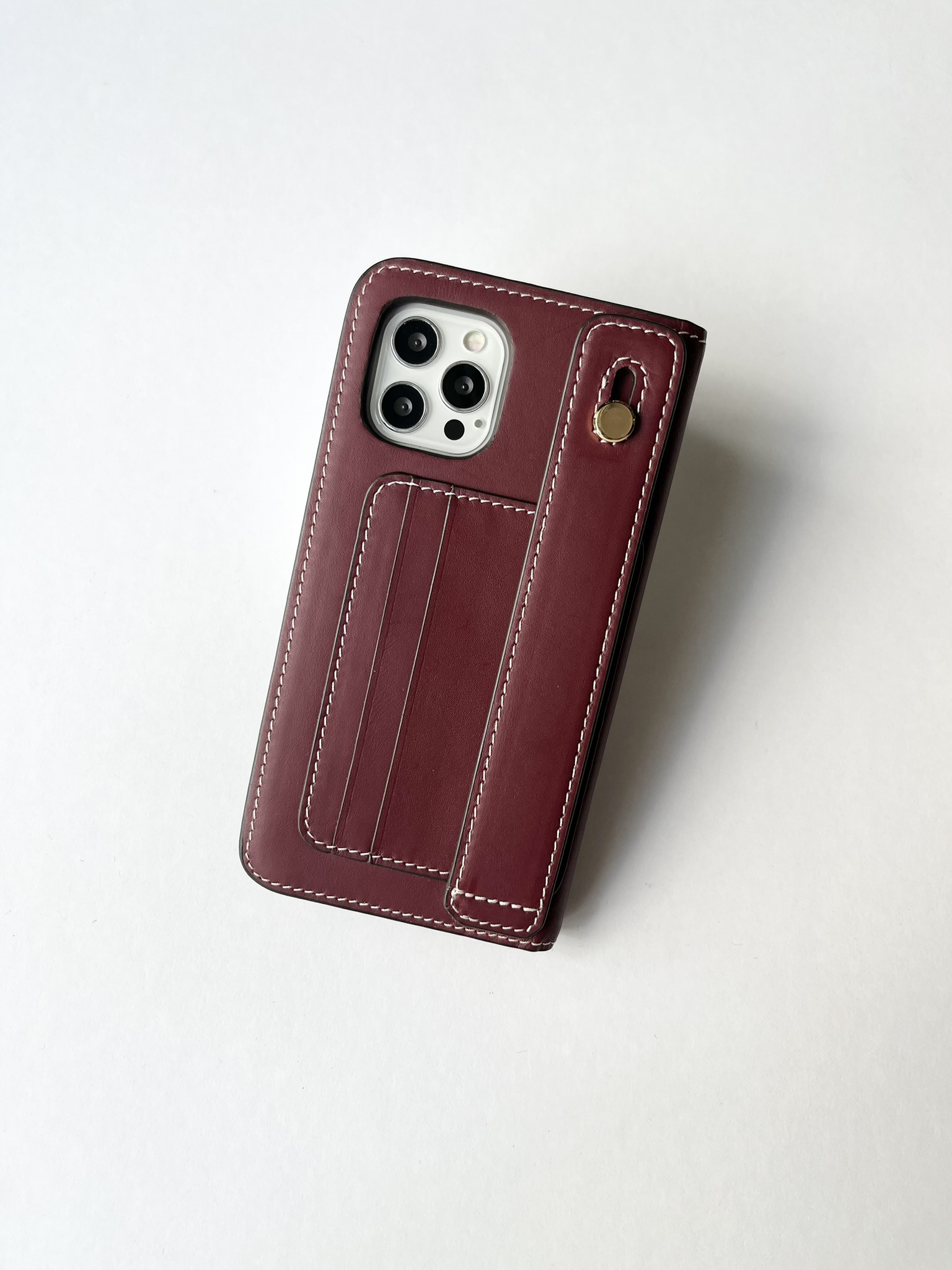 Gamuu 本革 手帳型 ハンドベルトつき 名入れ Iphoneケース Gamuu 本革 手帳型 ハンドベルトつき 名入れ Iphoneケース