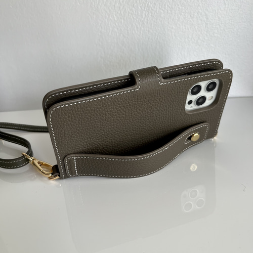 Gamuu 本革 カードポケット ハンドベルト付き iphoneケース Amazon.co.jp: iphone14pro max ケース ベルト バンド付き
