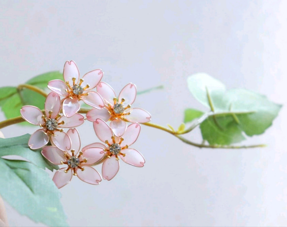 春の訪れ♡桜のブローチ　卒業式/入学式/卒園式/入園式/さくら 1枚目の画像