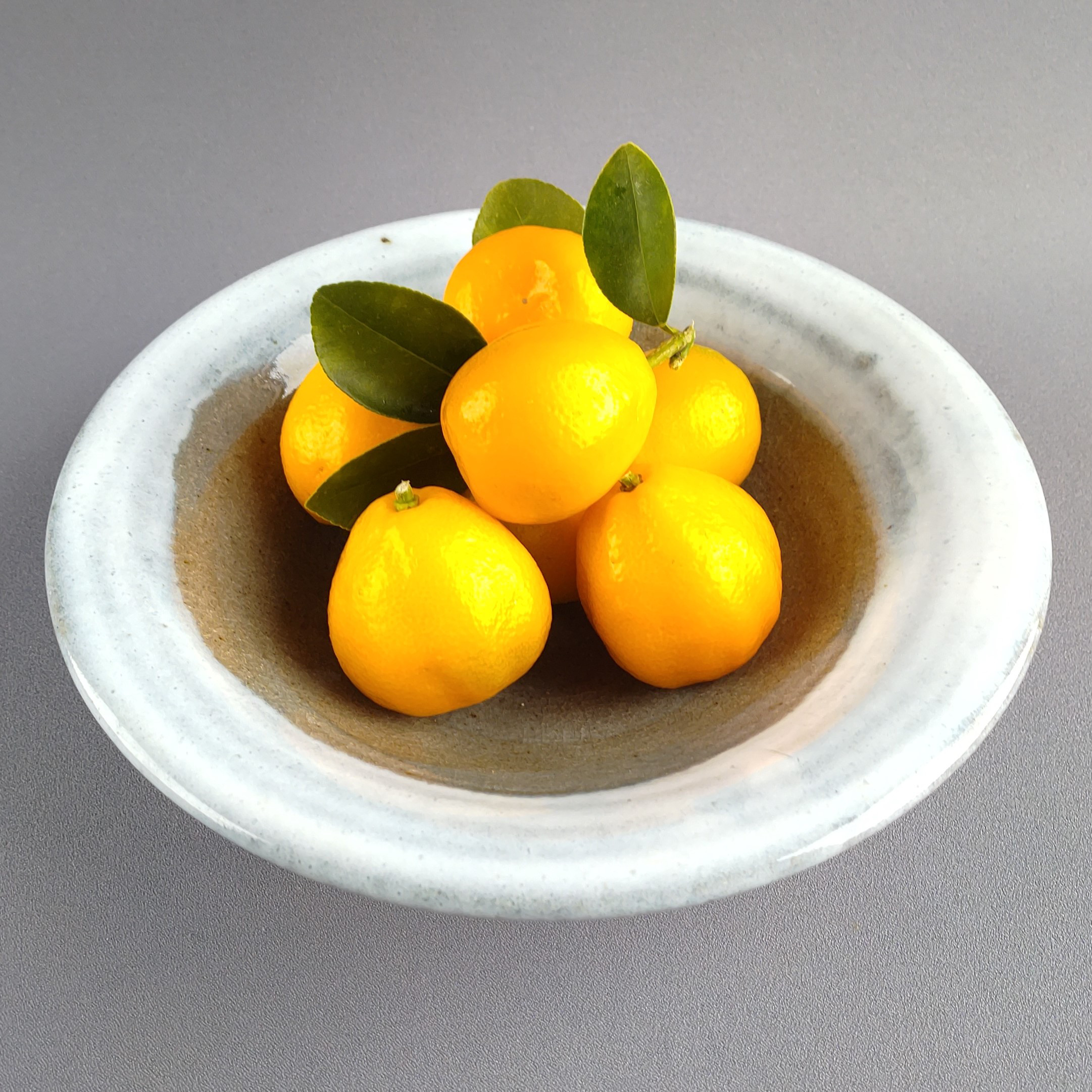 鉢　白萩釉　【商品番号：00312】