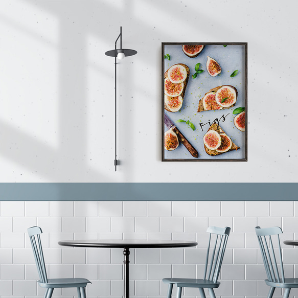 【お得な3枚セット】フルーツのフォトポスター　キッチンポスターA4サイズ〜 2枚目の画像