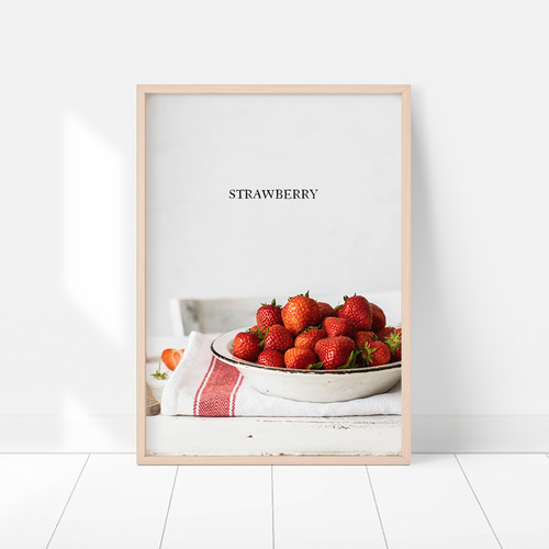いちごのフォトポスター / i1212 / イチゴ、ブルーベリー、チェリー