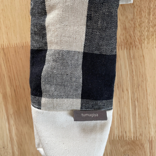 N♡様　ハンドメイド　水筒カバー　チェック 444defccac9995eecef9e49f1d62a4