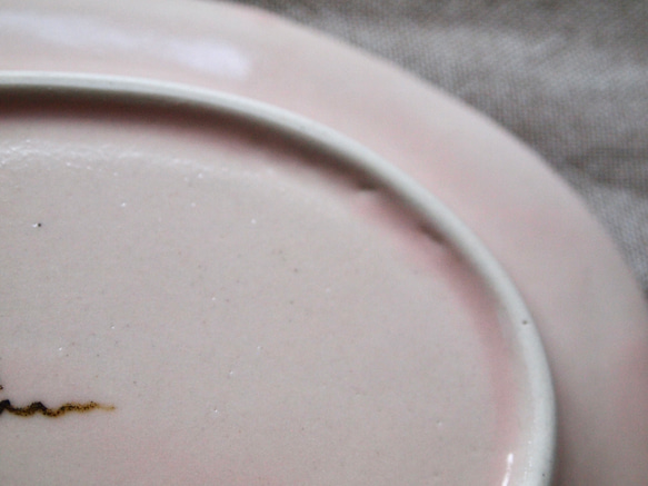 春にゃんにゃ小皿　桜ピンクに茶トラ猫 9枚目の画像