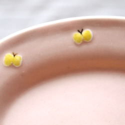春にゃんにゃ小皿　桜ピンクに茶トラ猫 4枚目の画像
