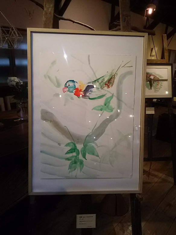 水彩画　鳥園-aoi-イキルカタチ 2枚目の画像