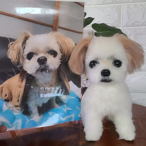 ［NEW］MER ハンドメイド 羊毛タペストリー Brown×White 大きめ リニューアル】リアル羊毛オーダーメイド多種多様な大きさ