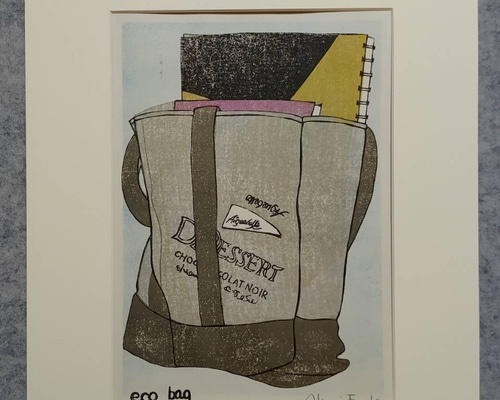 版画作品 ecobag 版画 Akemi_Art 通販｜Creema(クリーマ)