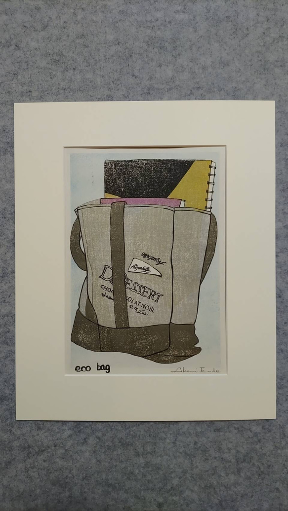 版画作品 ecobag 版画 Akemi_Art 通販｜Creema(クリーマ)
