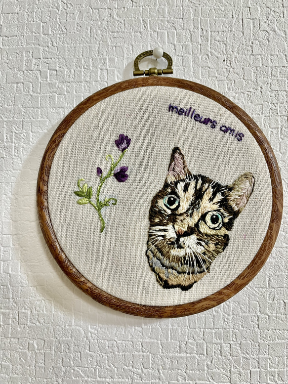 カントリー刺繍フレーム オーダー注文専用 ご希望の動物刺繍フレーム タペストリー・壁掛け