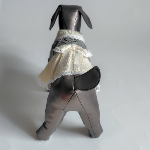 犬服*手編みワンピース 超小型犬 梅春物 繊細ワンピース ペット 犬服*手編みワンピース 超小型犬 梅春物 繊細ワンピース ペット