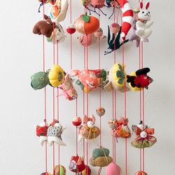 シックなグリーンの花柄エプロン-京都の縫製師手作り エプロン studio