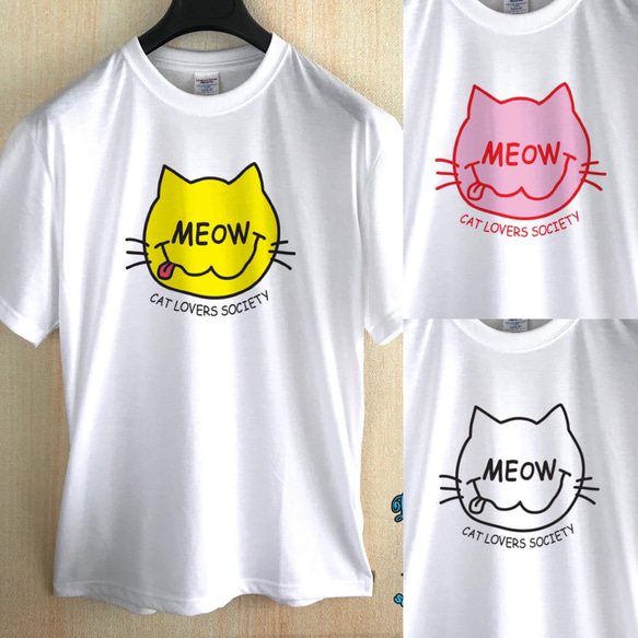 CAT LOVERS SOCIETY / ドライTシャツ 1枚目の画像