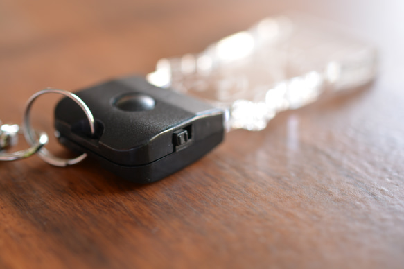 充電式LEDお散歩チャーム 【 body color / 黒 】 15枚目の画像