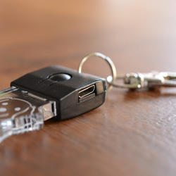 充電式LEDお散歩チャーム 【 body color / 黒 】 14枚目の画像