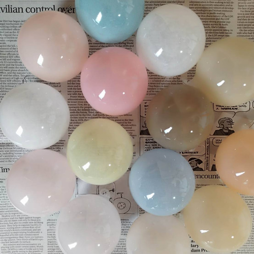 カラーオーダー☆ガラス玉オーナメントボールバブルランプシェードに