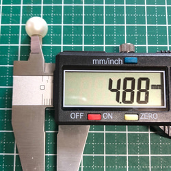 15個 10mm 大穴 プラスチック パール ビーズ 8枚目の画像