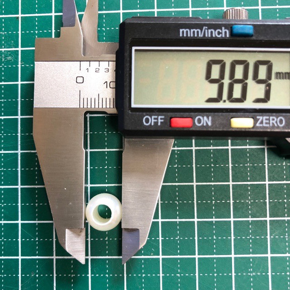 15個 10mm 大穴 プラスチック パール ビーズ 6枚目の画像