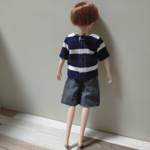 上下2点セット はるとくん 半袖 ニット トップス ハーフパンツ ズボン