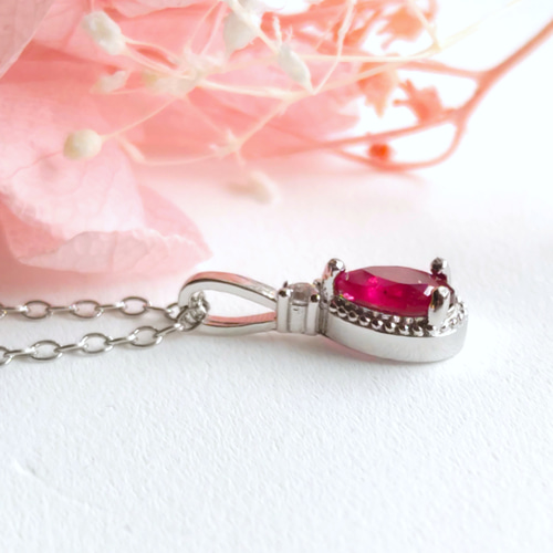 Creema限定】ルビー ネックレス リング セット S925 春の福袋 母の日