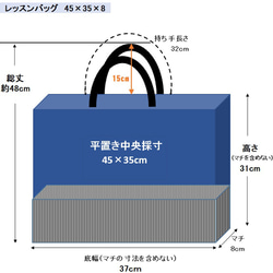 45×35 大きめ レッスンバッグ ハンドメイド リアル イチゴ 女の子 8枚目の画像