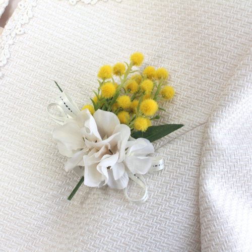 NEW ミモザブーケコサージュアクセサリー コサージュ Danke! f&l 通販  